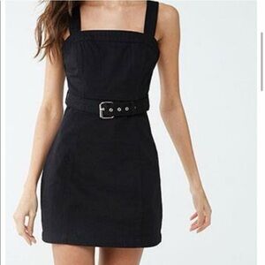 F21 black fall dress size M
